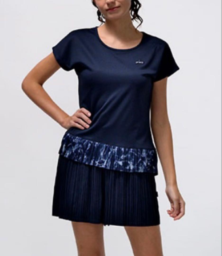 No.142 Prince アコーディオンプリーツキュロット☆NAVY☆新品