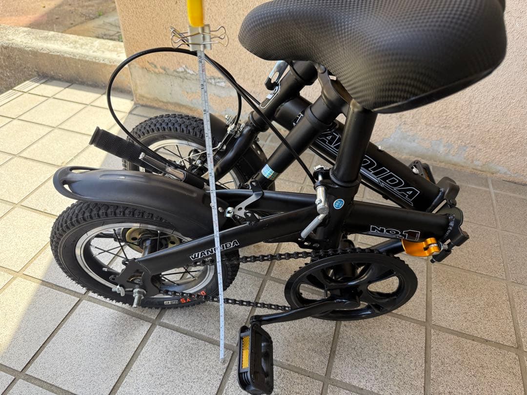 折りたたみ自転車 ブラック