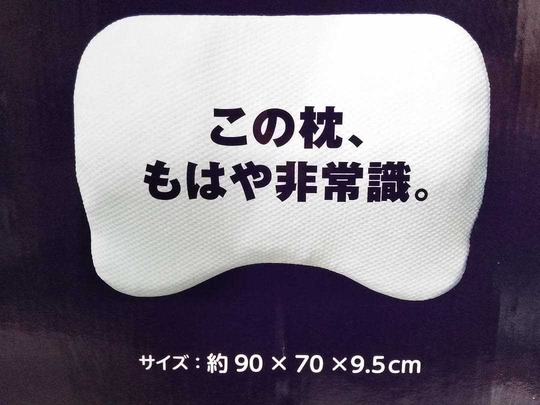 昭和西川　ギガ枕EX　90×70×9.5ｃｍ　寝具　未使用未開封カバー付▲