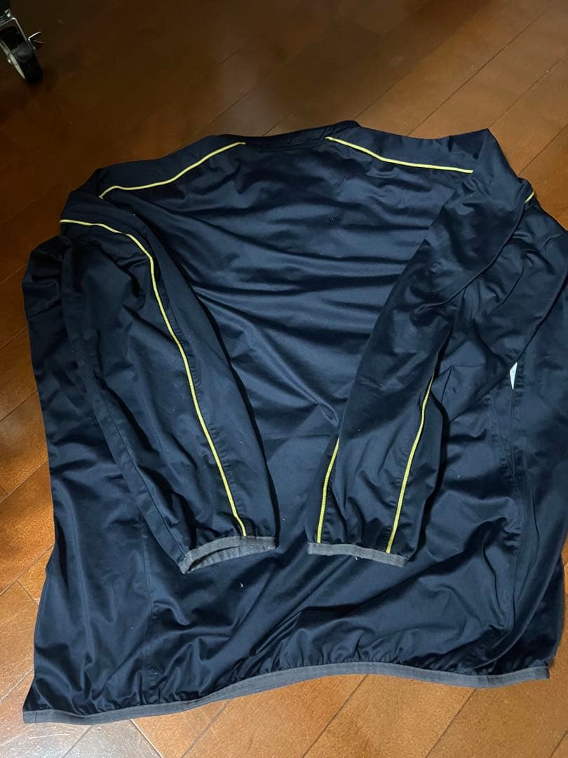 Mizuno スポーツジャケット XOサイズ黒/黄色