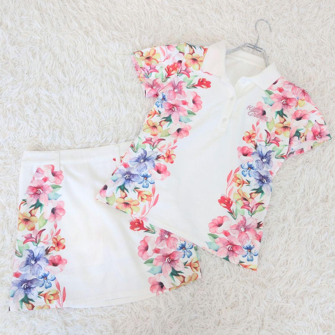 美品✨️VIVA HEART　ビバハート　レディースゴルフウェア　セットアップM