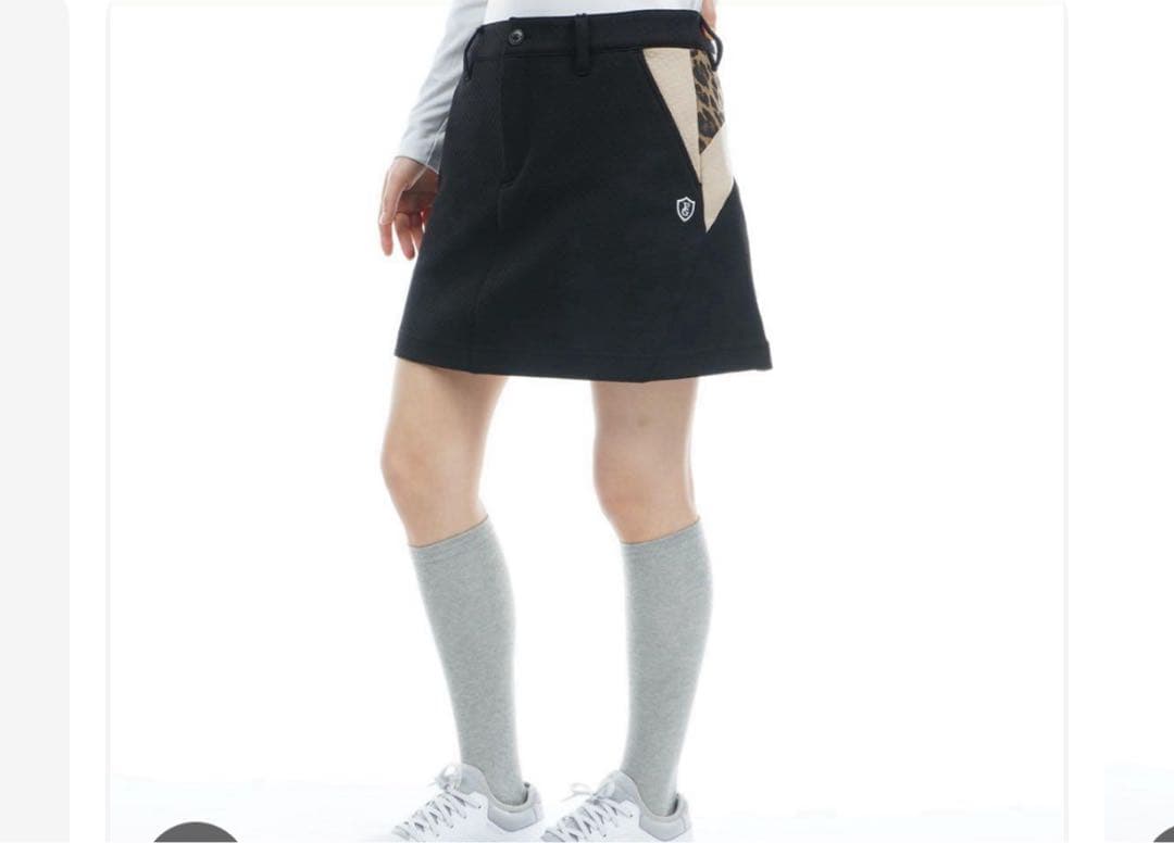 ヒョウ柄スーパーストレッチスカート