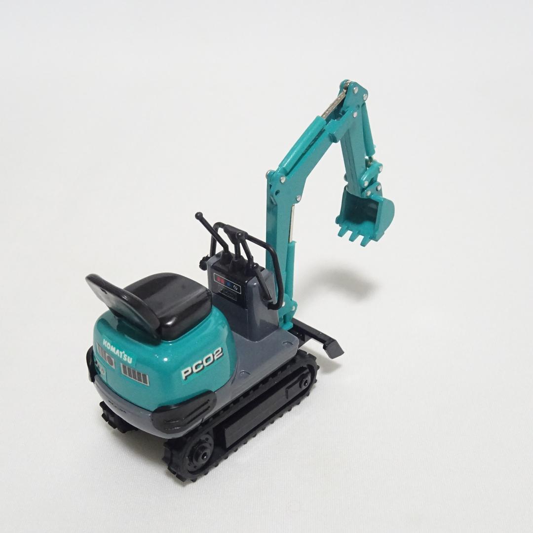 【現状品】KOMATSU PC02 ミニチュアショベルカー 1/21スケール