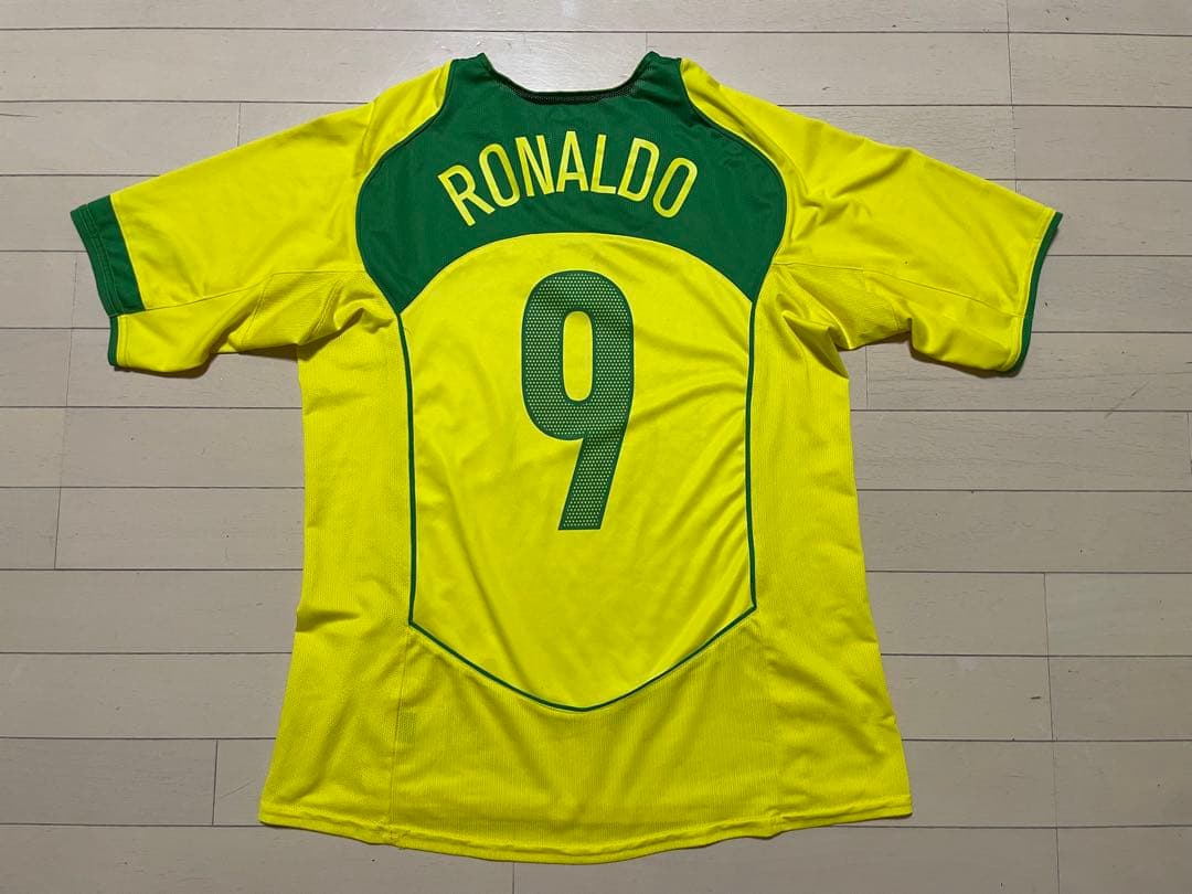 【希少】2002年 ロナウドブラジル代表 ユニフォーム R9ナイキ製 正規品