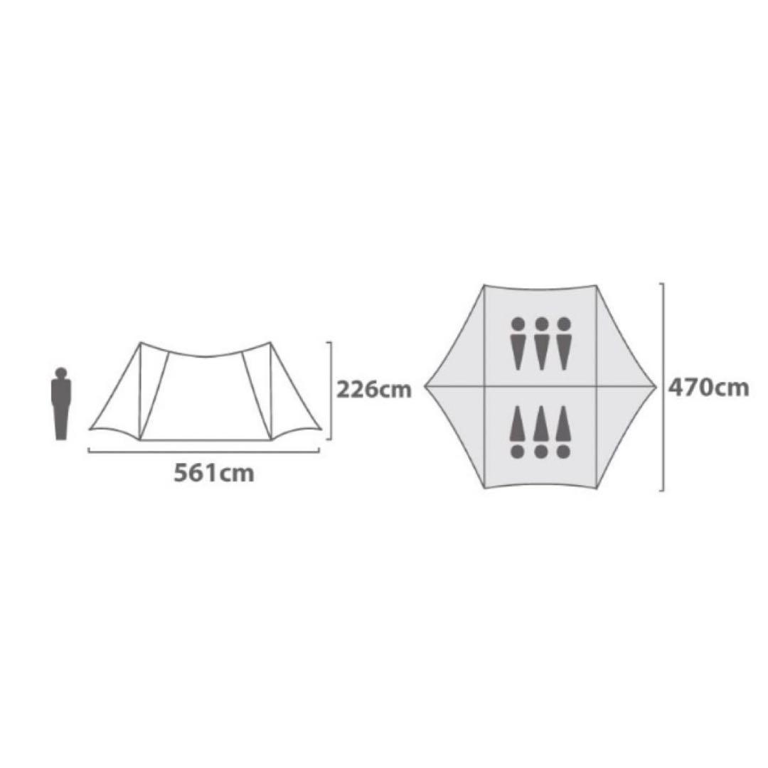 【新品未使用 】ニーモ ヘキサライト 6Pキャニオン