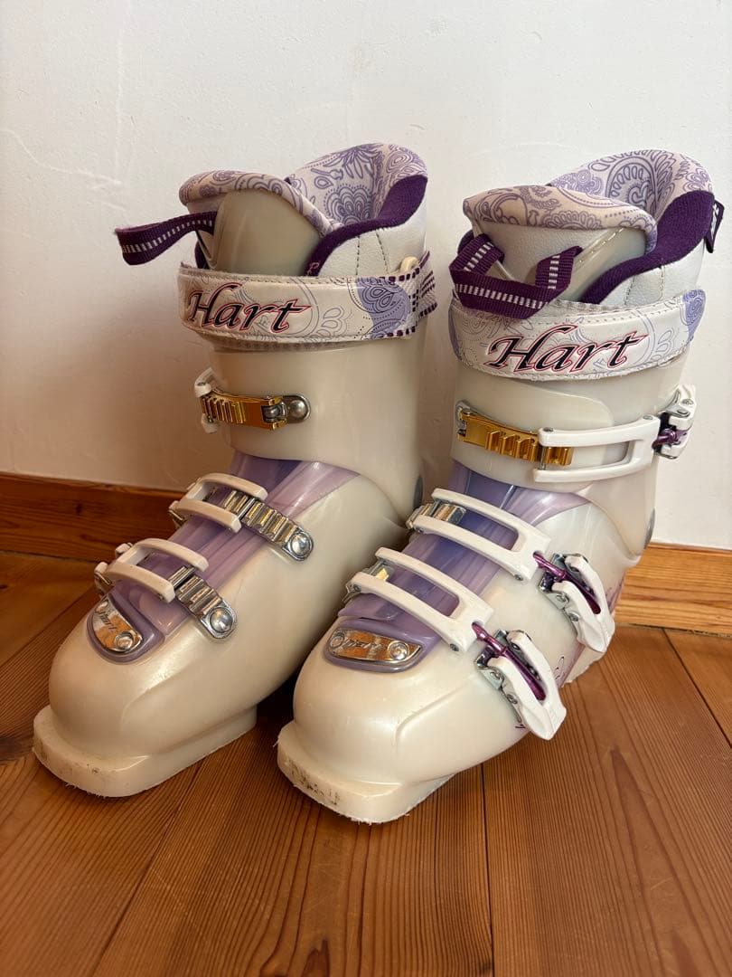 anuenue：Hart 23cm スキー靴と138スキー板セット