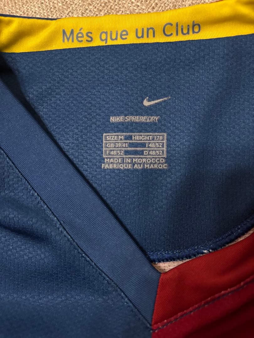 【正規品】バルセロナ2006-07ホームユニフォーム　ロナウジーニョインポートM