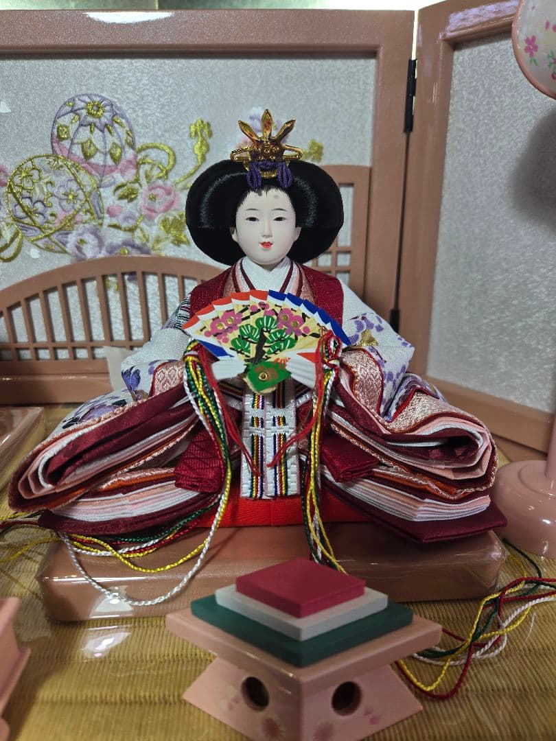 みぃ【一点限り】雛人形 収納飾り 　HS31
