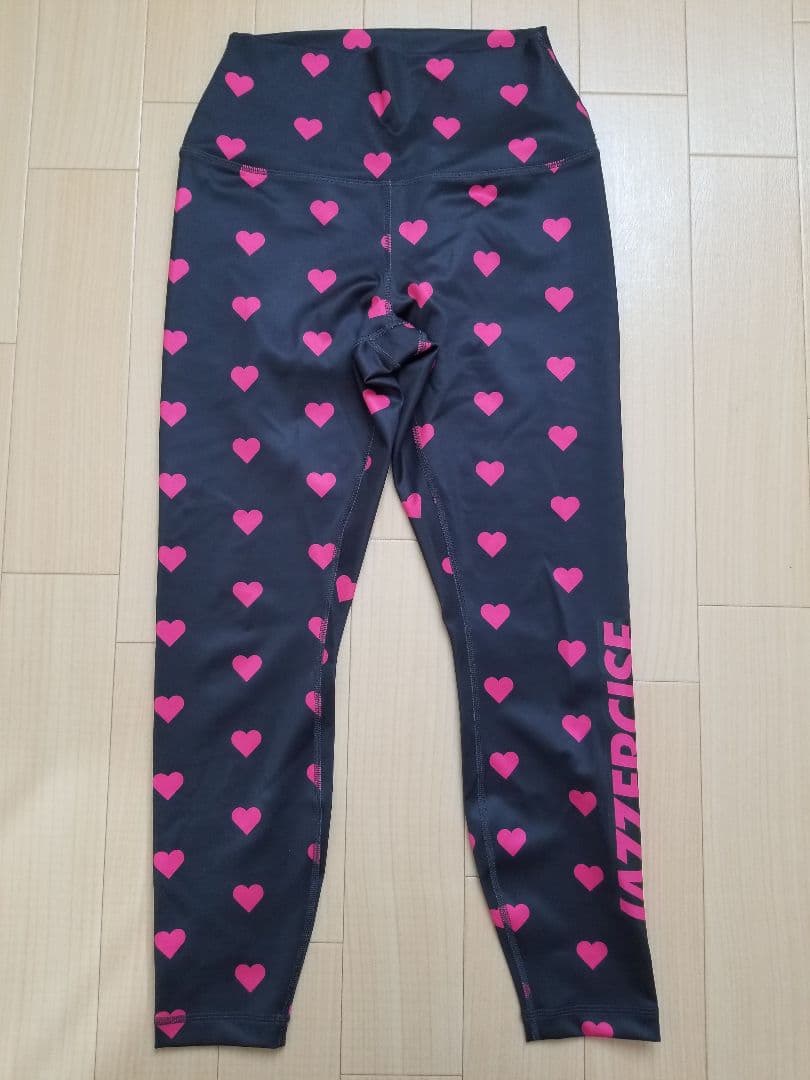 JAZZERCISE ハート柄レギンス　アメリカMサイズ