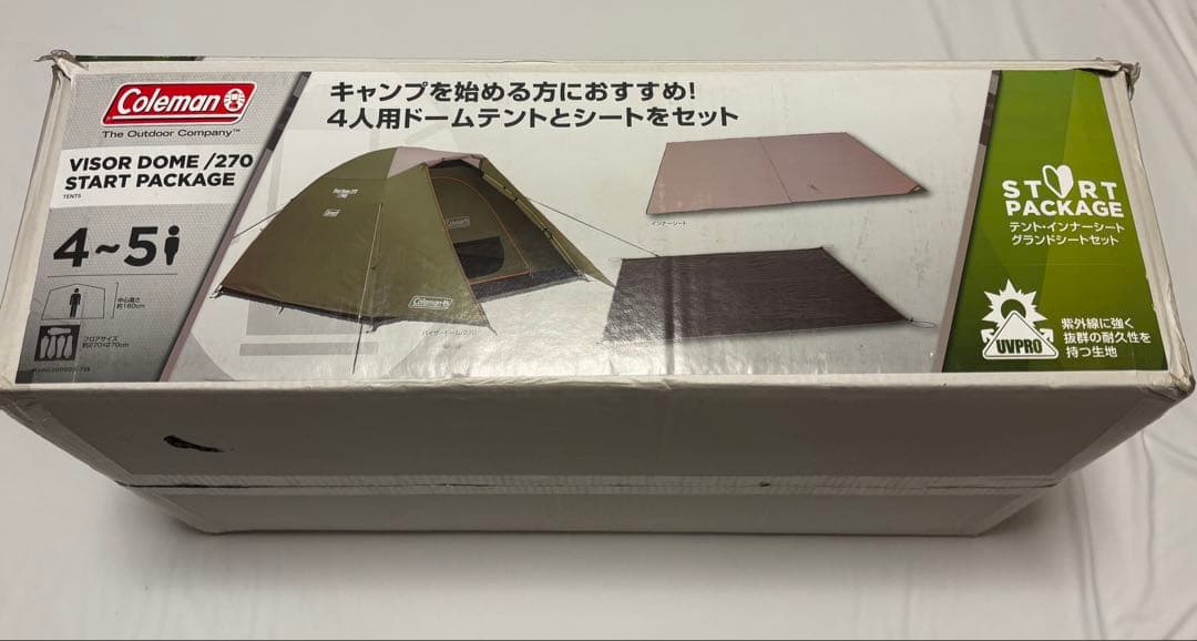 Coleman Visor Dome 270 スタートパッケージ 4-5人用
