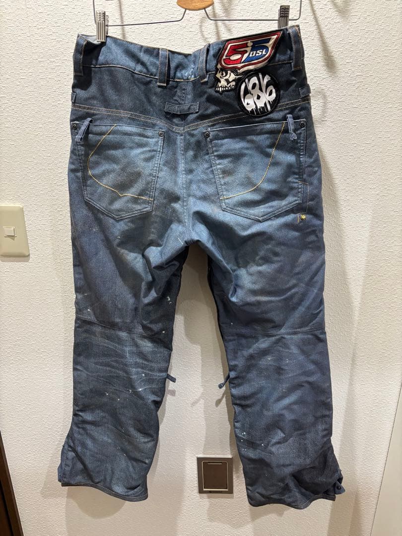 686 × FIFTYFIVEDSL デニムスノボウェア上下セット　コラボ