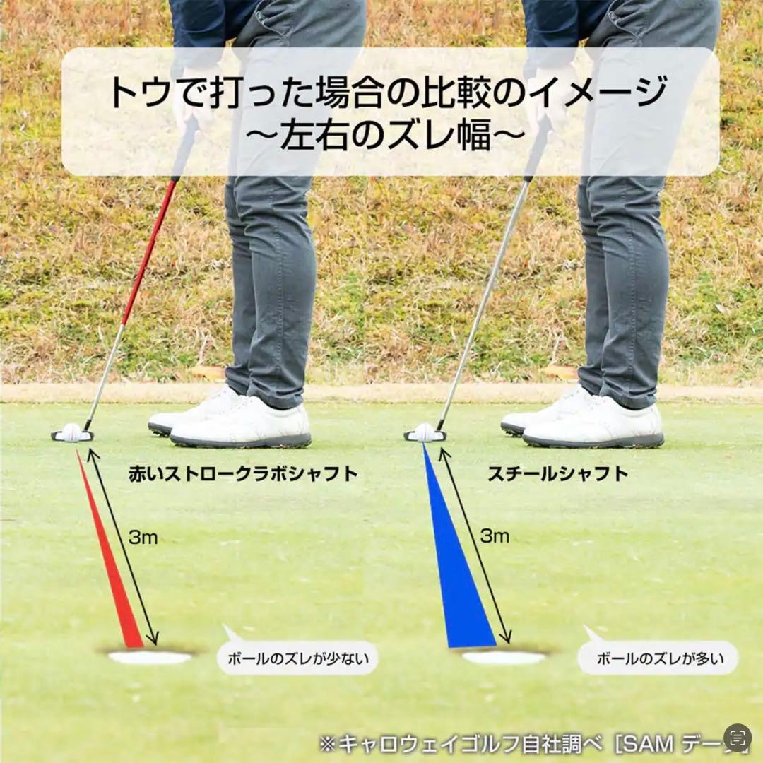オデッセイ ストロークラボ グレー ショートネック 34インチ