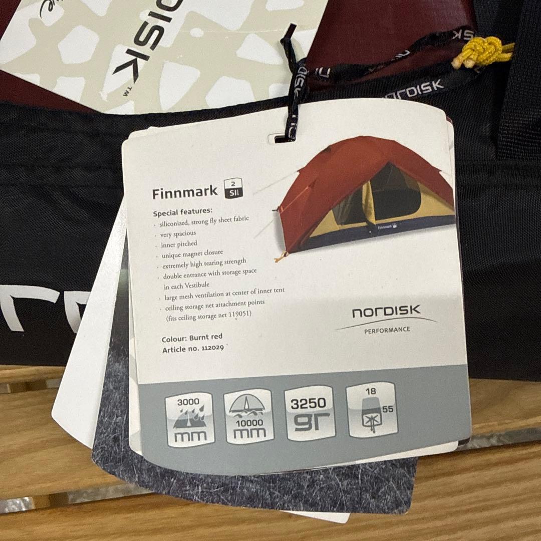 NORDISK Finnmark SI テント 2人用 Burnt red