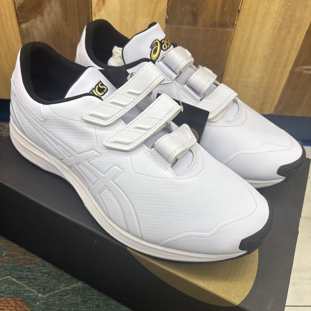 asicsゴールドステージ トレーニングシューズ ホワイト28,5 新品未使用品