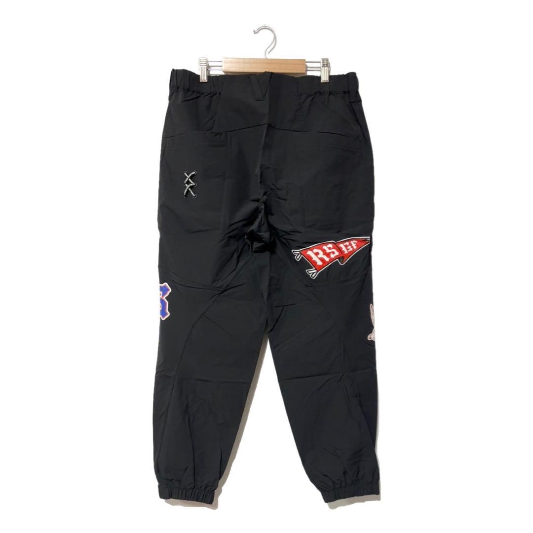 新品 ラッセルノ ゴルフ マルチロゴ ロングパンツ ブラック L 5