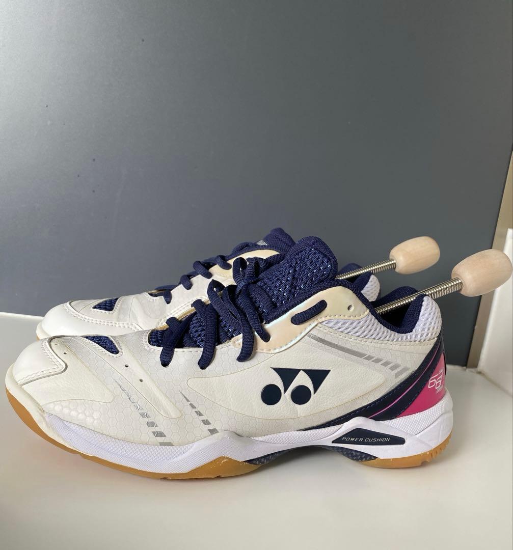 YONEX 66Z 25cm ホワイト 極美品 ソール減りなし希少モデル