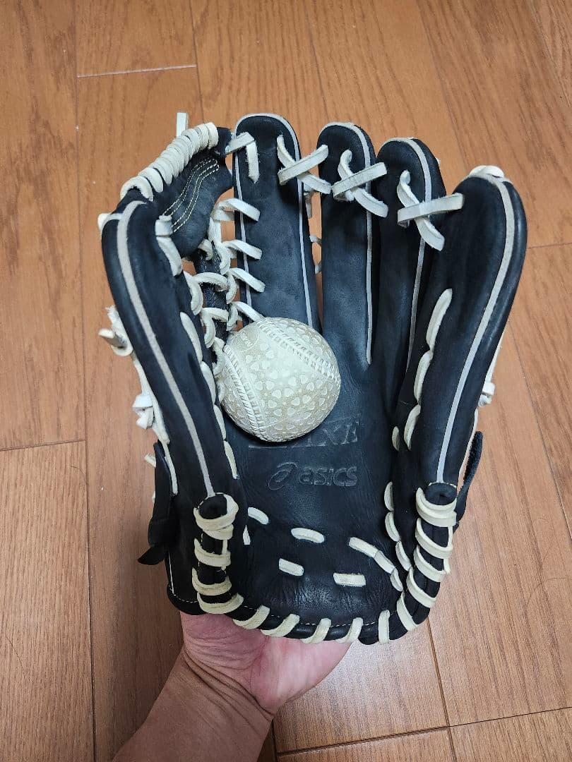 ジェド　アシックス 外野用 ヌバック革 軟式グローブ