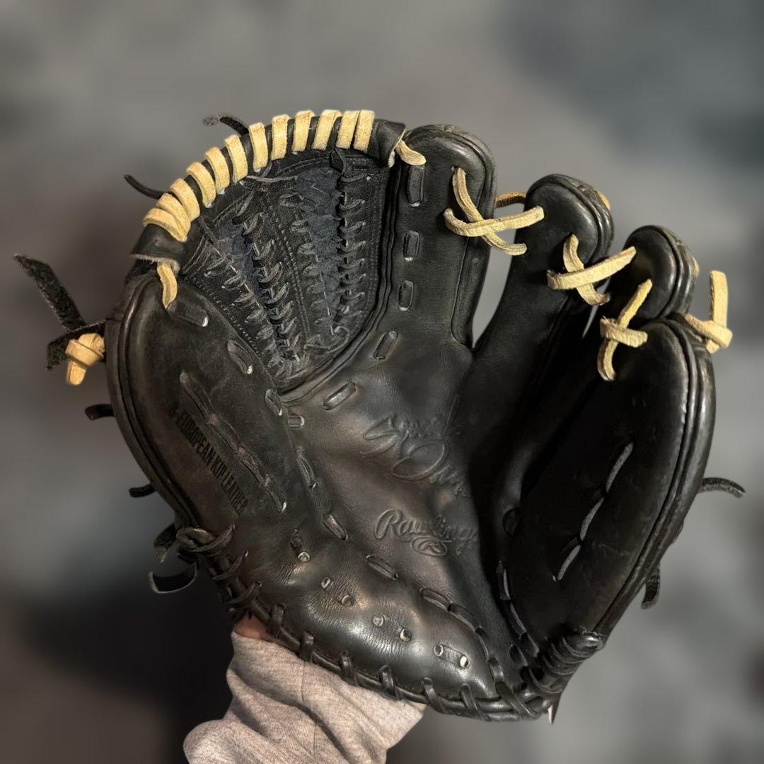 Rawlings 硬式用グローブ 黒 右投げ