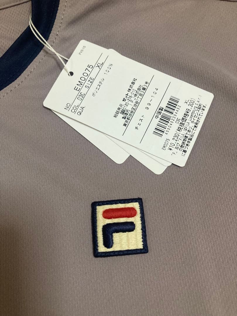 【新品】FILA テニスゲームウェアメンズ　XL
