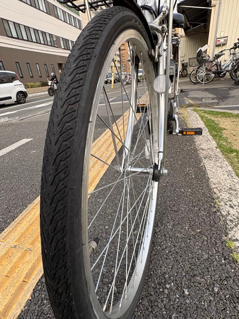 099中古ブリヂストン電動アシスト自転車　12.8Ah 大阪
