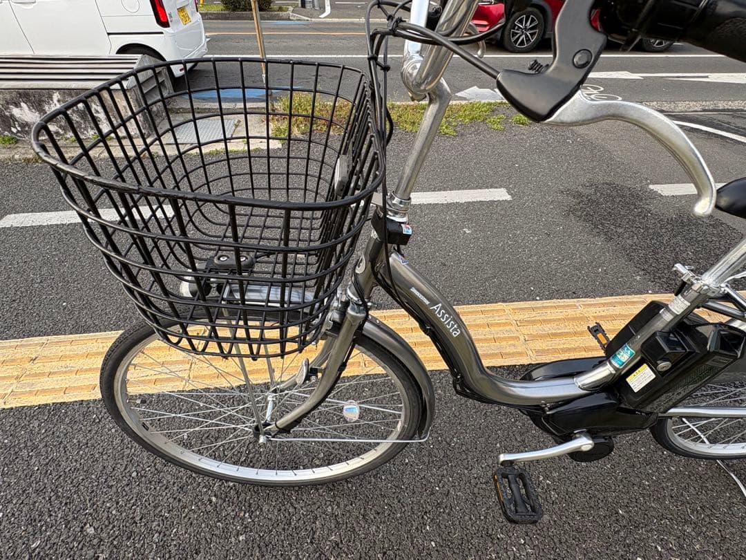 099中古ブリヂストン電動アシスト自転車　12.8Ah 大阪