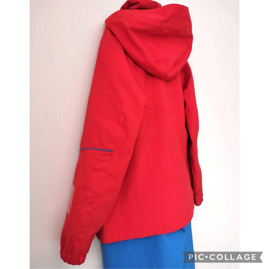 美品 PHENIX デモモデル スキーウェア上下 150 ジュニア 男の子 赤青
