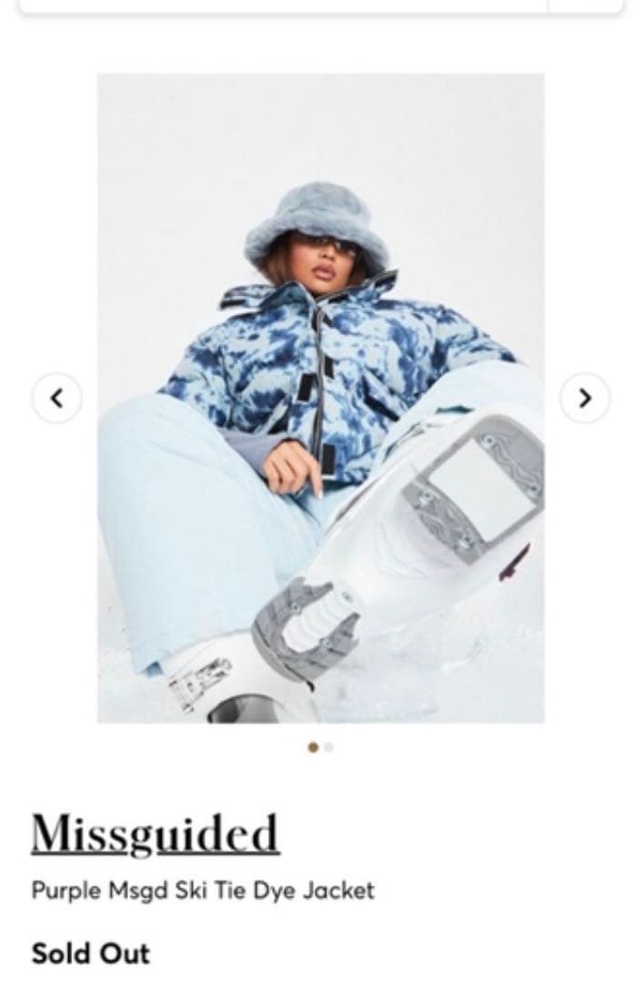 MISSGUIDEDスキーショートダウンジャケット♪