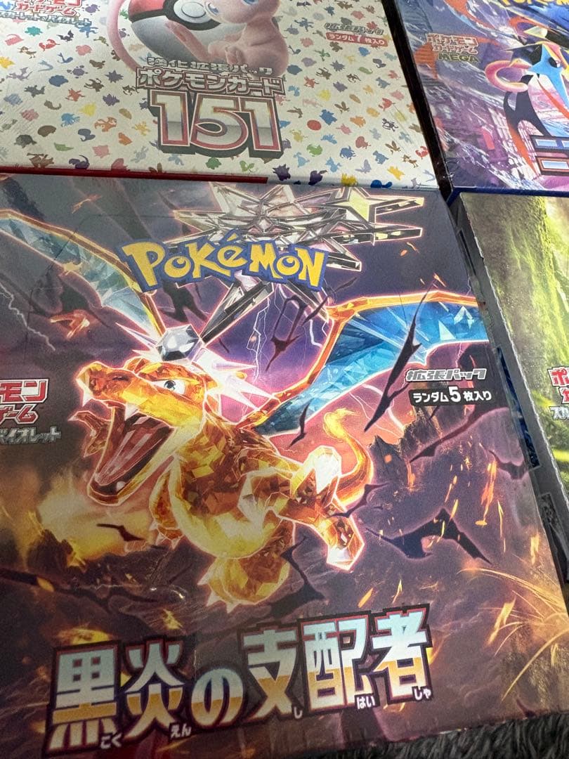 シュリンク付きポケモンカードゲームBOXセット売り