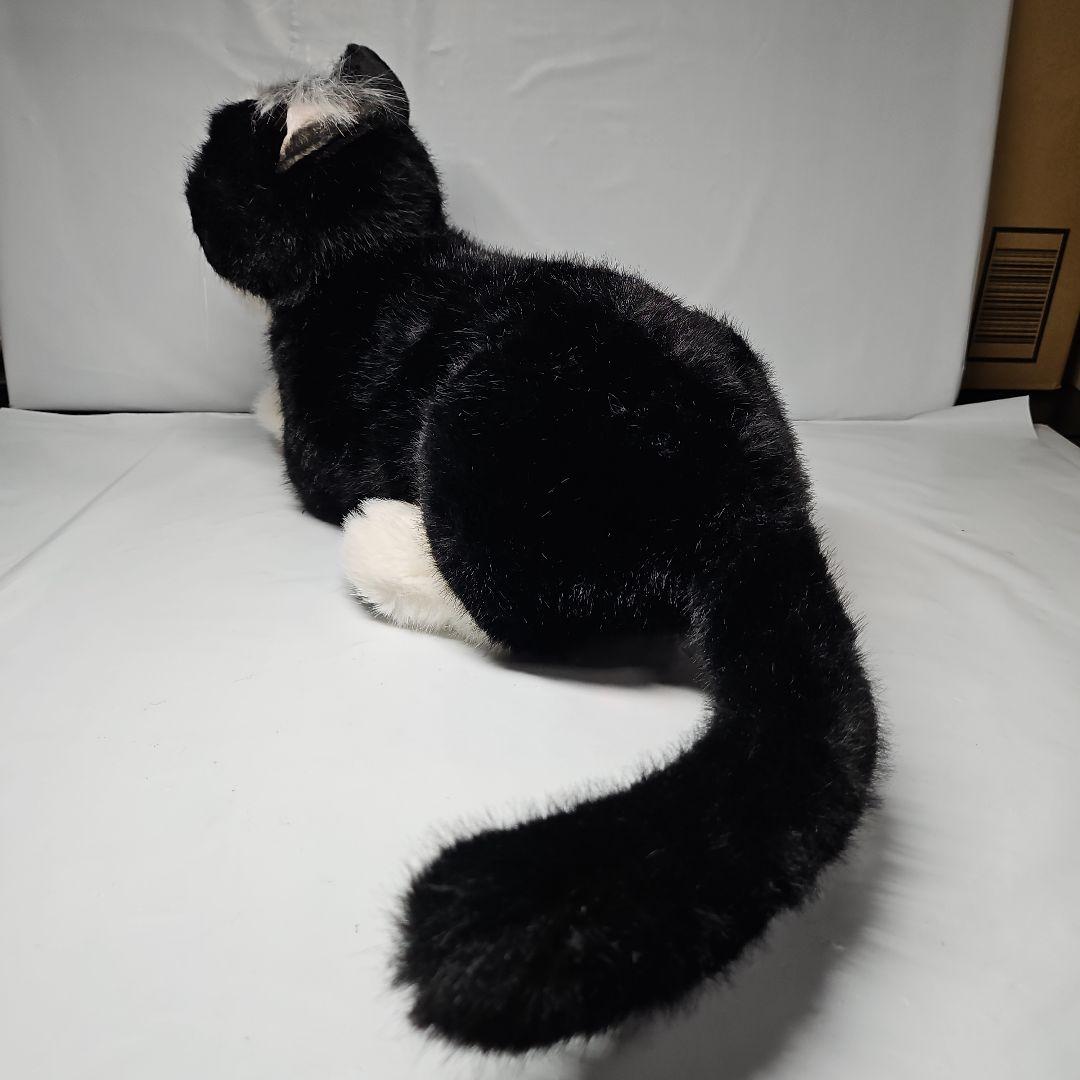 なでなでねこちゃんEX ハチワレ【撫でると鳴くぬいぐるみ】リアル　ロボット