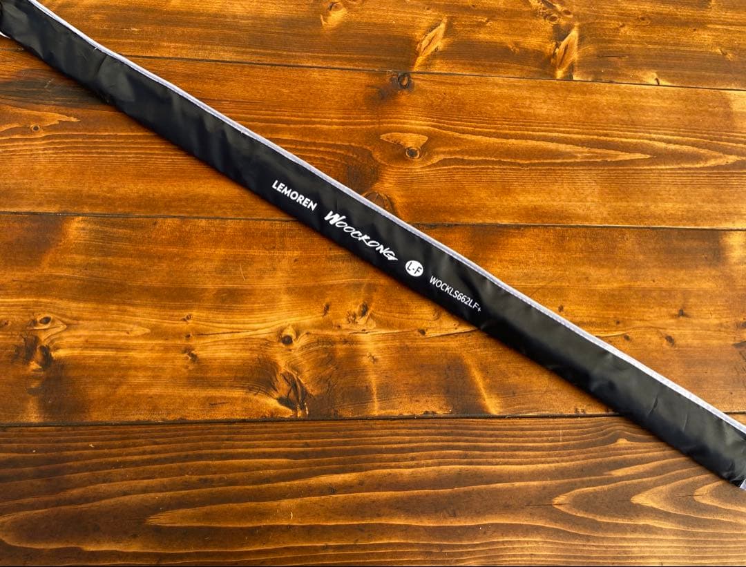スピニングロッド　S662L バスロッド　バス釣り　トラウト　ウッドグリップ