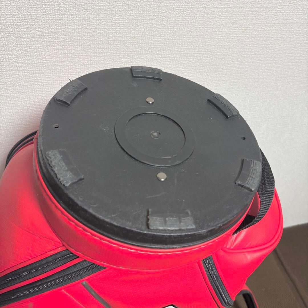 【美品】Yamaha RMX 藤田寛之プロサイン入り キャディバッグ レッド