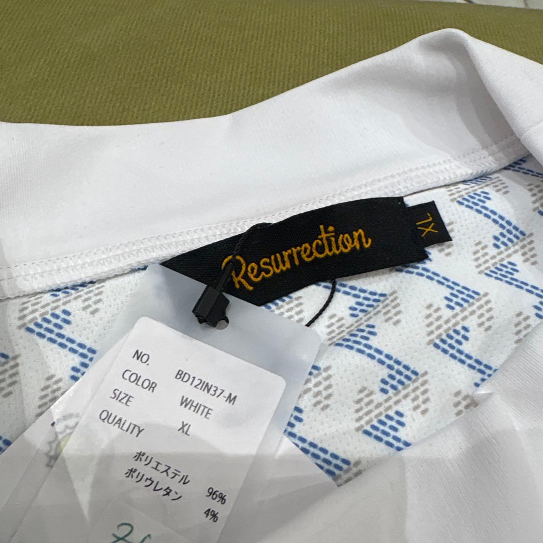Resurrection ホワイト XL モックネック
