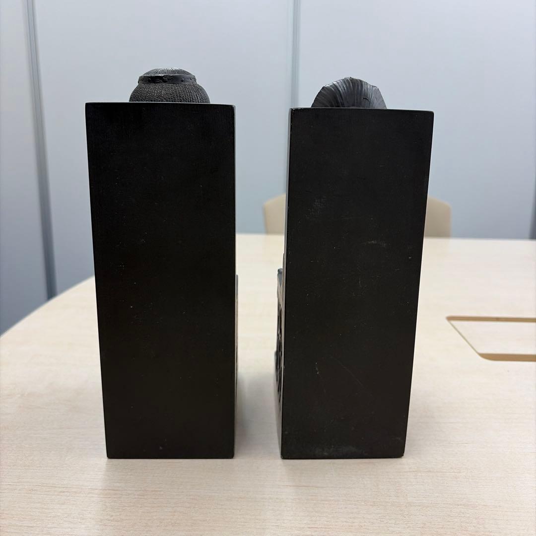 古代エジプト 王と女王　ブックエンド　2体セット