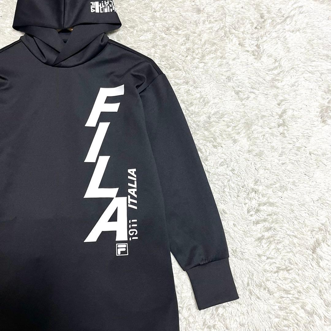 ✨未使用級✨FILA GOLF パーカーワンピース Mサイズ ブラック フード