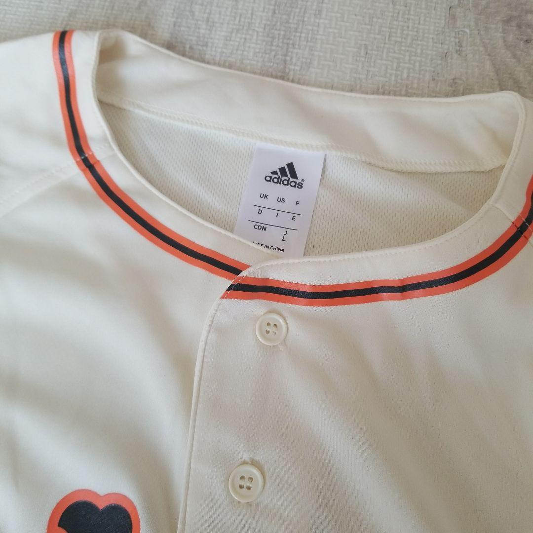 adidas　読売ジャイアンツ　巨人 復刻ユニフォーム　クリーム色