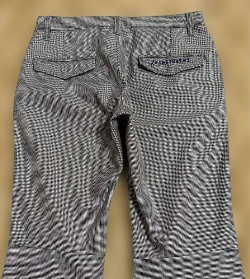 美品 PEARY GATES ゴルフパンツ 裏微起毛 暖パン 千鳥格子 サイズ4