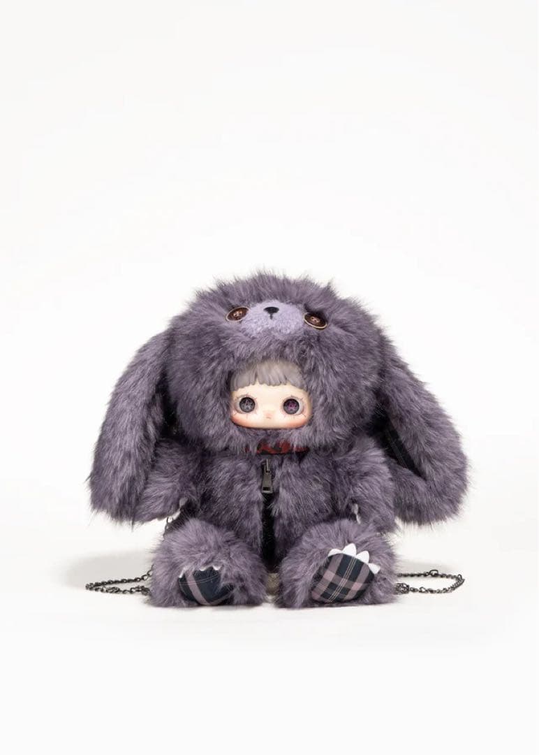 Maymei Rebel Doll 400% ぬいぐるみリュック 紫 独立