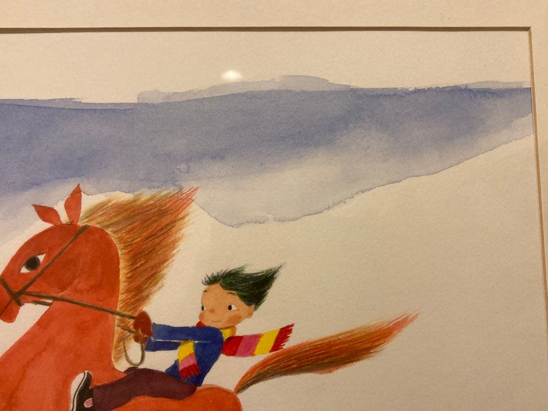 絵本作家　たばたせいいち　田畑精一　水彩画　直筆　原画