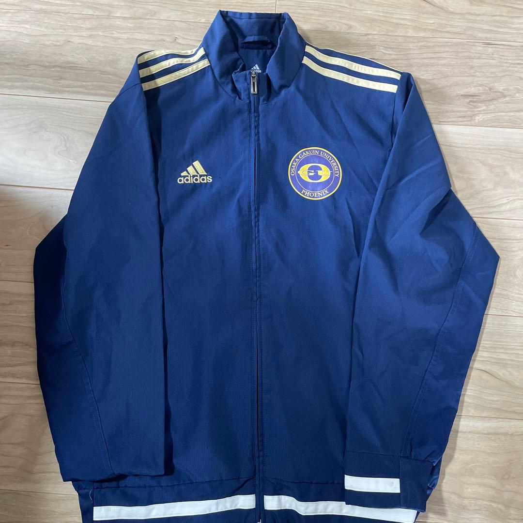 大阪学院大学 adidas ネイビー ジャージ 上下セット
