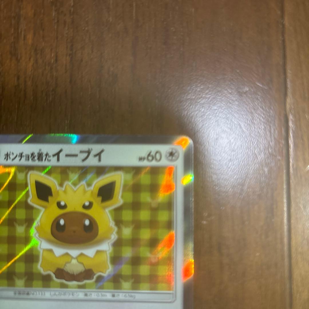 ポンチョを着たイーブイ（サンダース） PROMO SM-Pプロモカード 138…