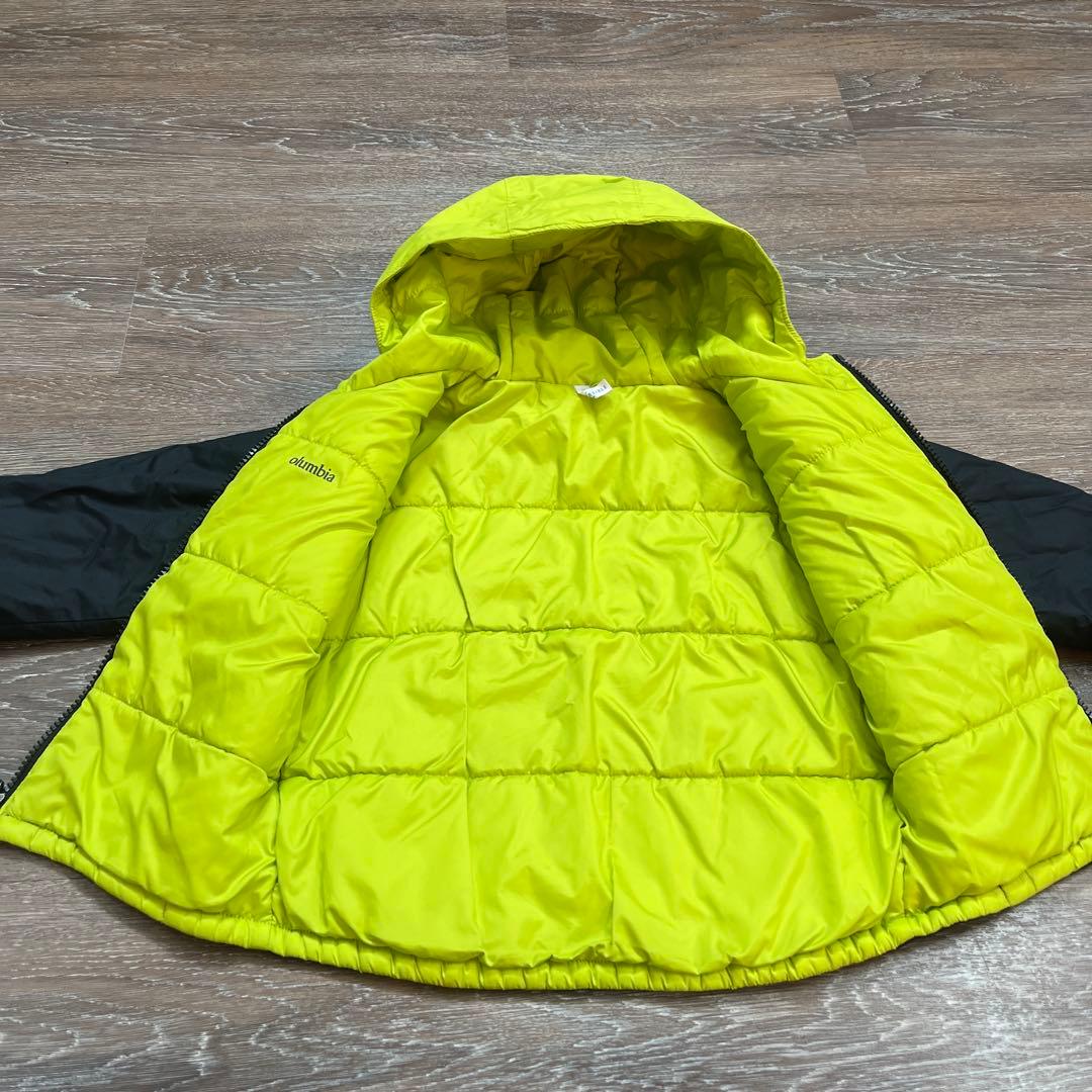 コロンビア　男の子　90 100スキーウェア　ガバセット　黒　黄色
