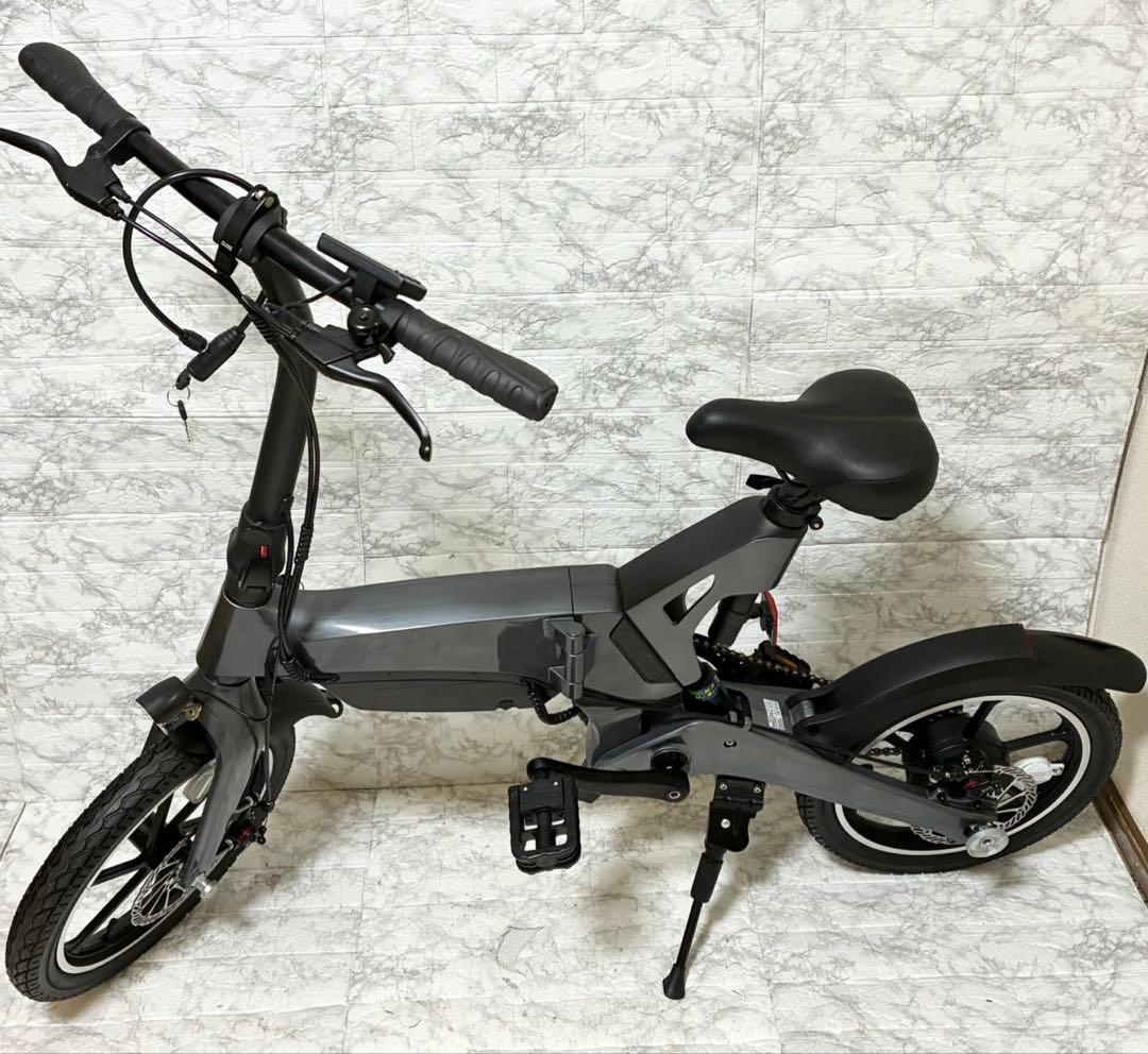 【極美品 動作品】アントレックス 折りたたみ電動アシスト自転車 PXID-2