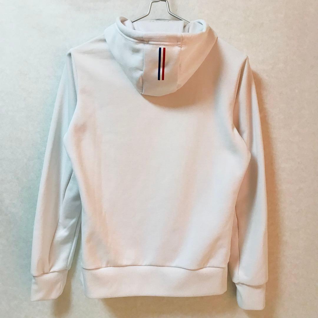 美品✳️lecoq sportif『ルコック スポルティフ テニスパーカー』白 M