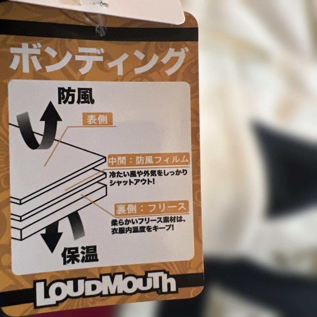 新品XXLサイズ　ラウドマウスゴルフメンズ防風保温蓄熱サイドストライプパンツ