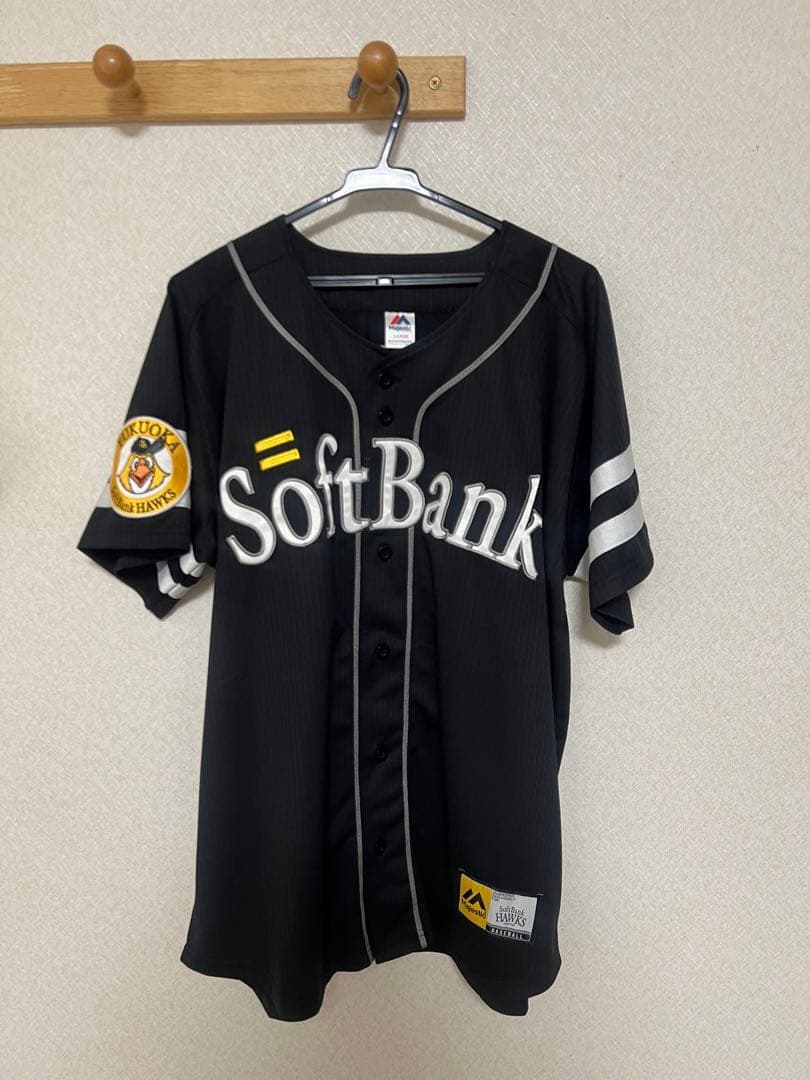 ソフトバンクホークス　ビジターユニフォーム 周東右京ユニフォーム