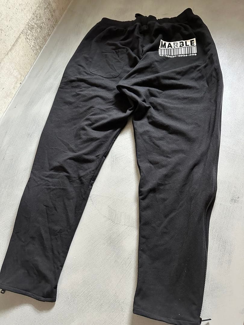 【新品タグ付】Marble ユニセックスパンツ L ブラック