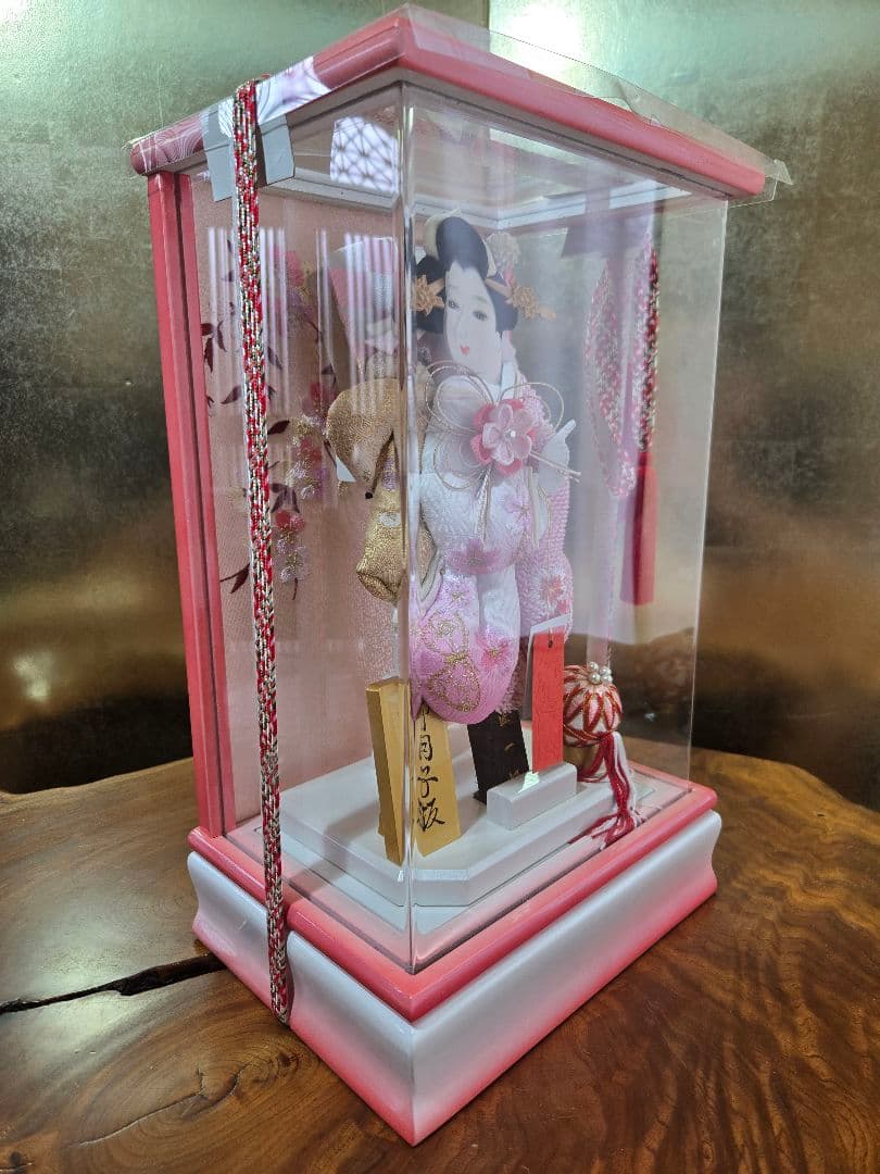 【展示品限り】正月飾り　羽子板　ケース飾り　※閉店セール　H31