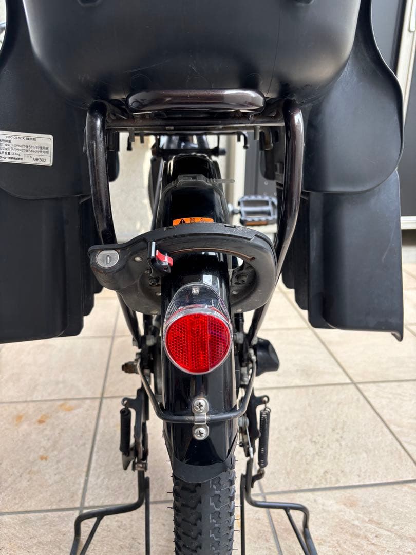 YAMAHA 電動自転車　子供乗せ　前後チャイルドシート付　12.3Ah