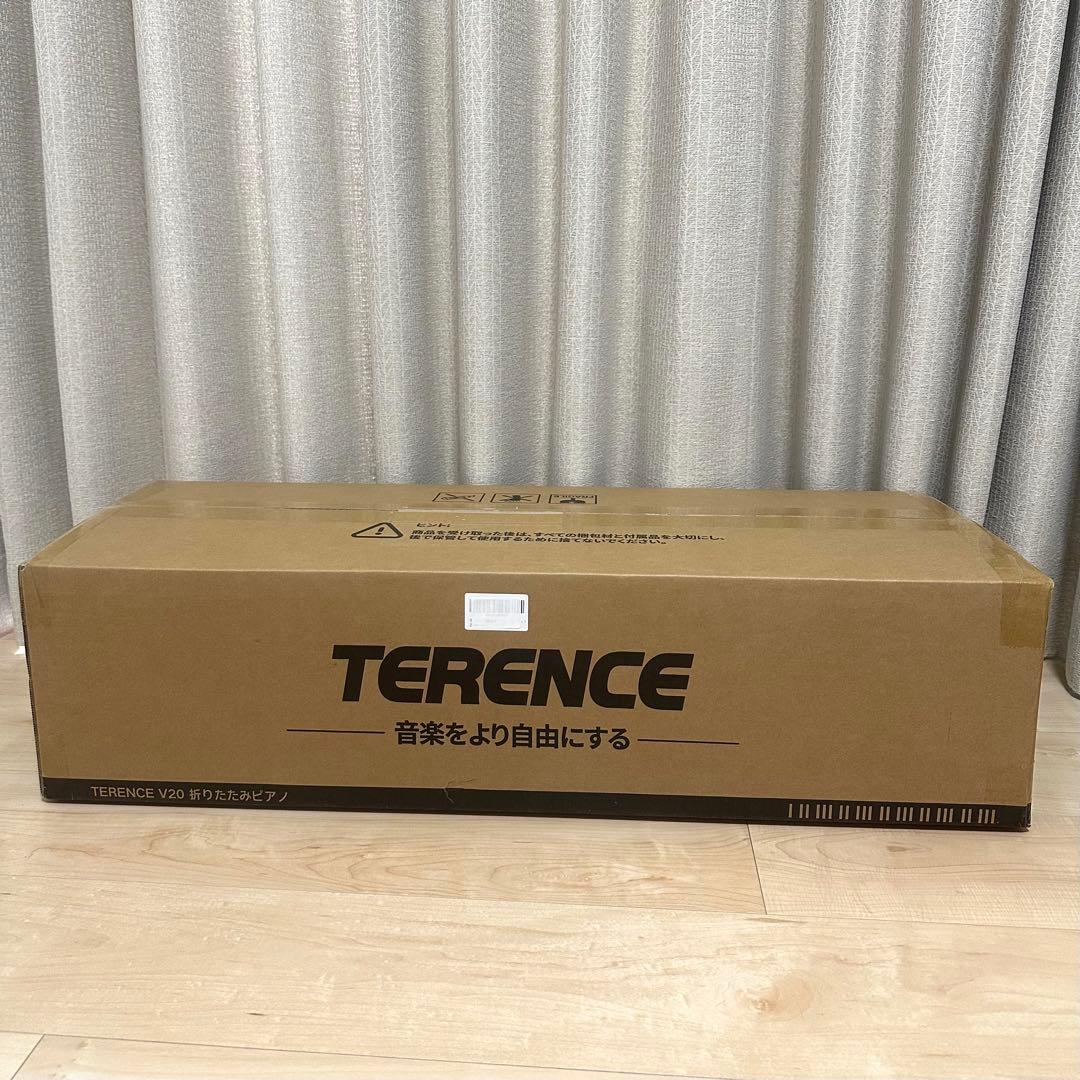 TERENCE 折り畳み式電子ピアノ 88鍵盤 折り畳み キーボード 充電式 黒