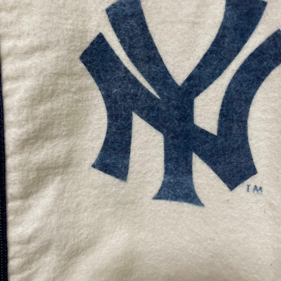ヤンキース MLB チャンピオン USA製 コットン ベースボールシャツ L寸